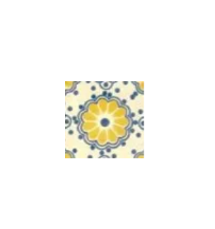 a colorful spanish tile